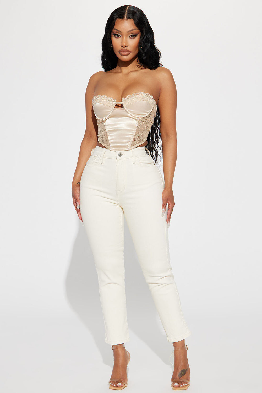

Джинсы скинни Fashion Nova FNN40616F17, белый