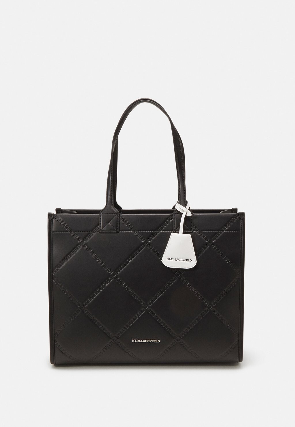 

Большая сумка KARL LAGERFELD SKUARE TOTE EMBOSSED, черный