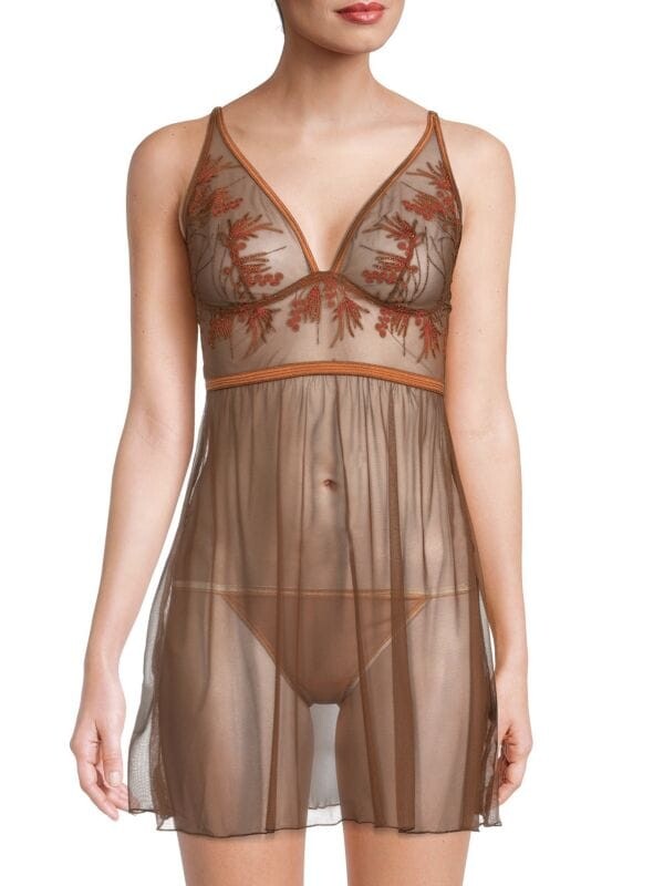 

Калахари Cosabella Sheer Babydoll, copper