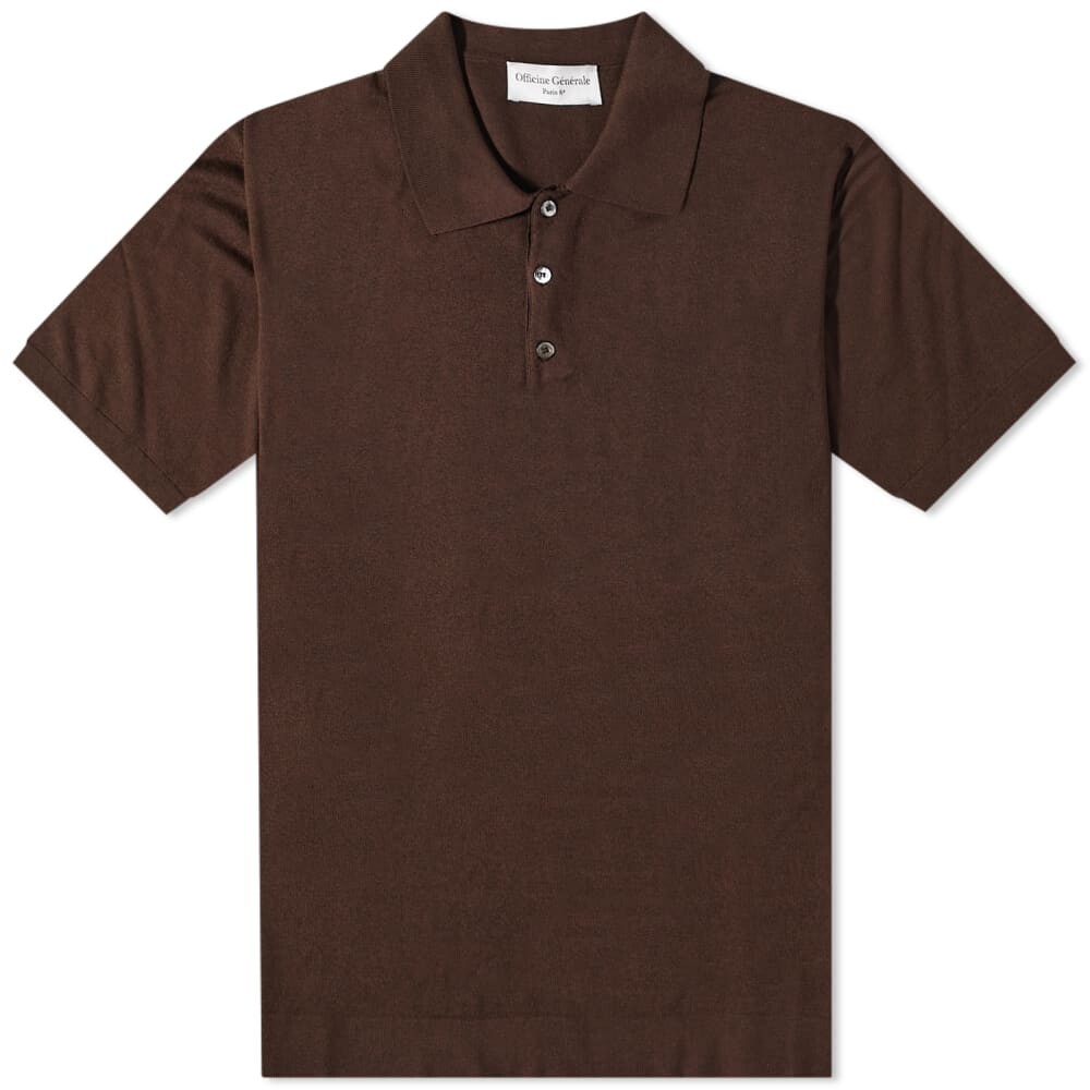 

Футболка Officine Générale Brutus Knitted Polo