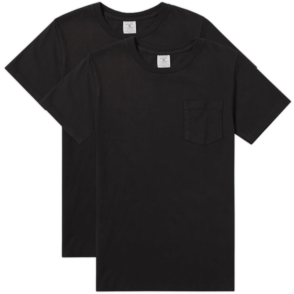 

Футболка Velva Sheen 2 Pack Pocket Tee, Черный
