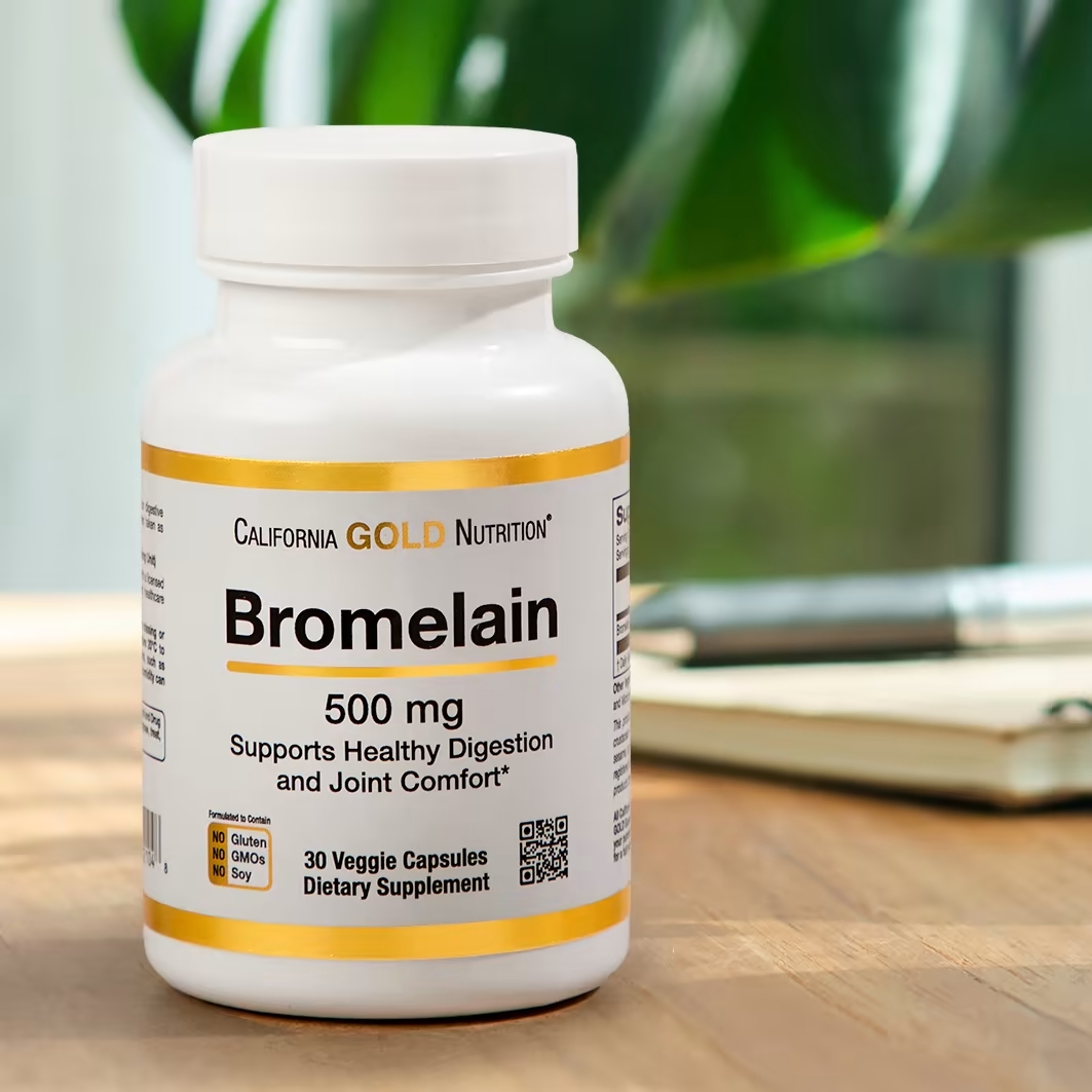 California Gold Nutrition. Бромелайн. Bromelain 500 мг. Бромелаин растение.
