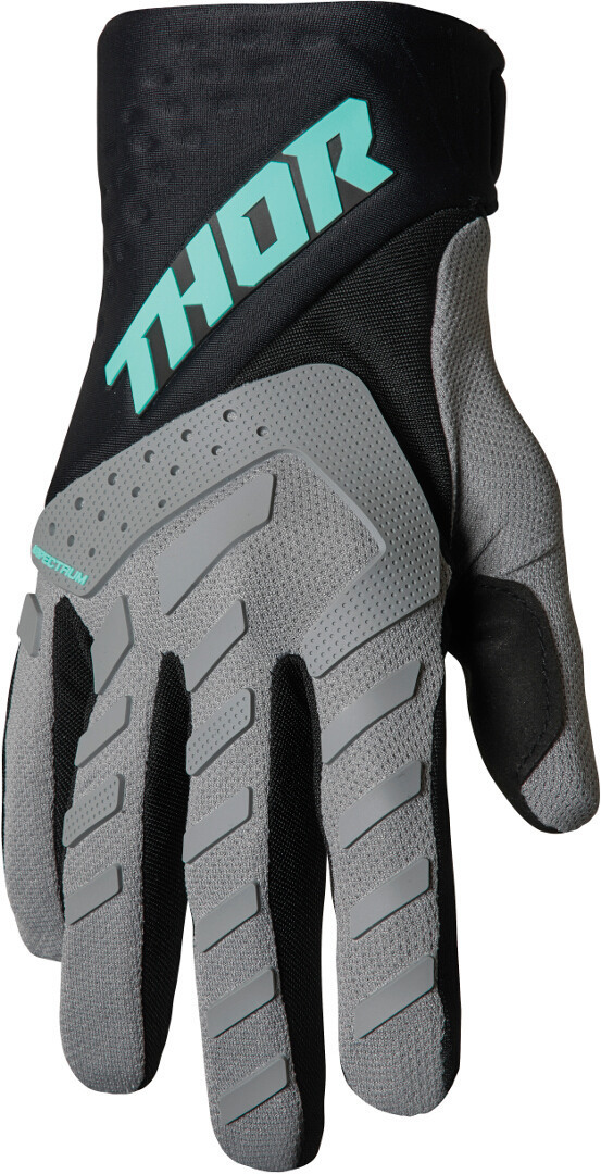 Перчатки Thor Spectrum Touch для мотокросса, серый/черный цена и фото