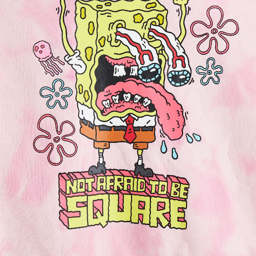 Худи H&M SpongeBob SquarePants Regular Fit, светло-розовый – заказать из-за  рубежа в «CDEK.Shopping»