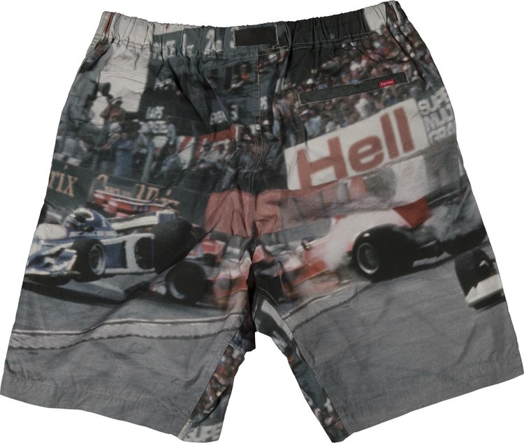 Шорты Supreme Grand Prix Belted Short 'Multi', разноцветный