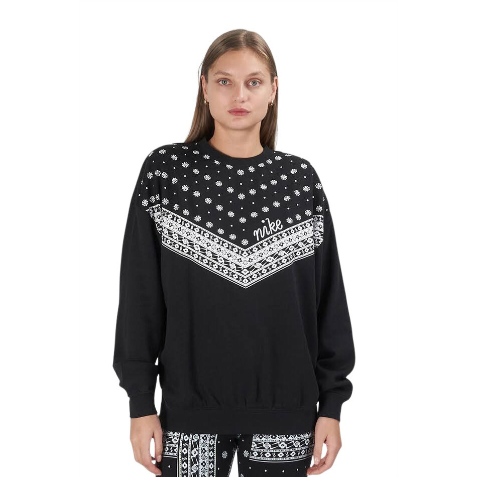 

Свитшот Nike Heritage Round-neck, черный