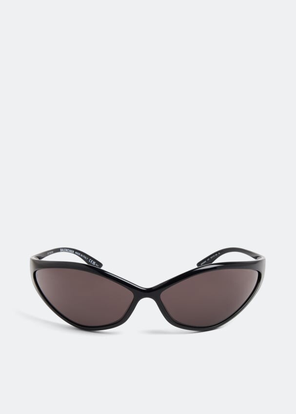 

Солнечные очки BALENCIAGA 90s Oval sunglasses, черный