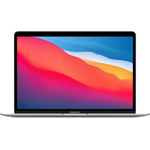 Ноутбук Apple MacBook Air 13.3 16 Гб/256 Гб, M1 8 CPU/7 GPU, Silver, английская клавиатура for apple macbook air 11 a1370 a1465 air 13 a1369 a1466 a1932 a2179 air 13 a2337 m1 2020 letter printing hard laptop case