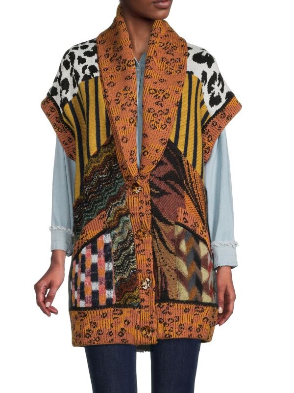 

Жилет Missoni из смешанной шерсти, мультиколор
