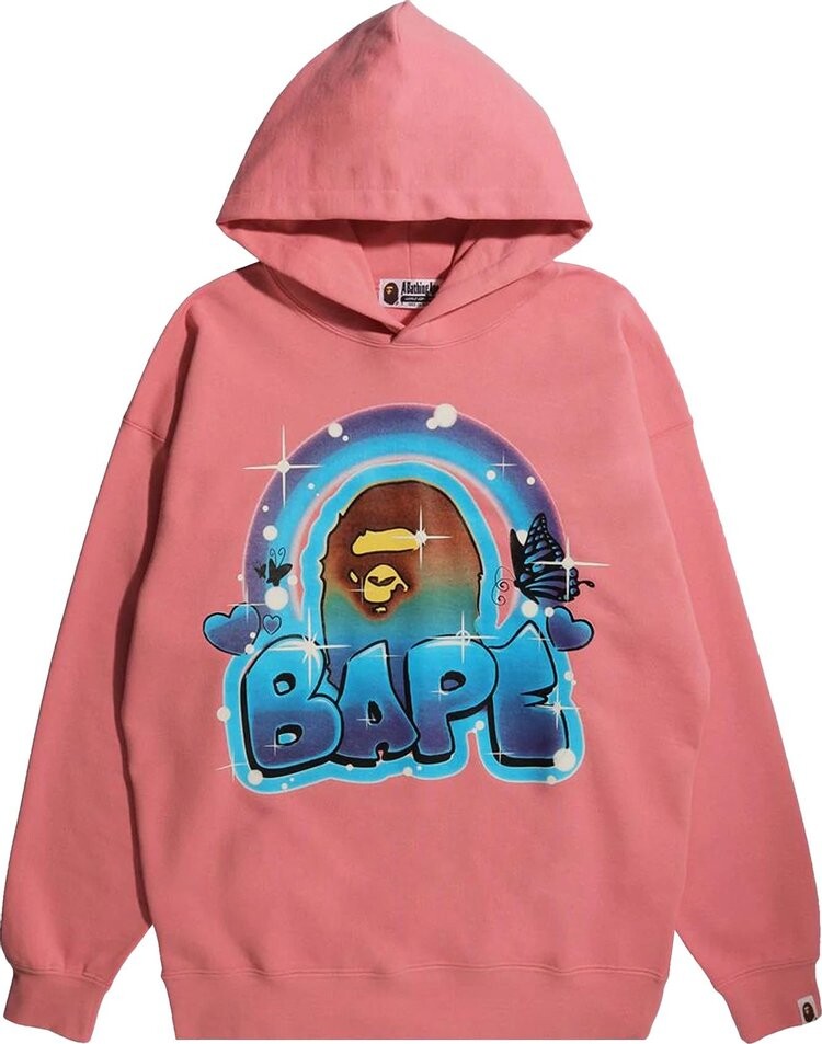 

Пуловер BAPE Graffiti Oversized Pullover 'Pink', розовый