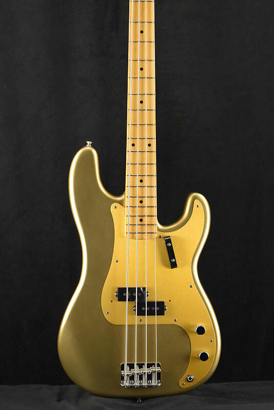 

Накладка на гриф из золотого клена Fender American Original '50s Bass Aztec Gold American Original s Precision Bass Aztec Gold Maple Fingerboard