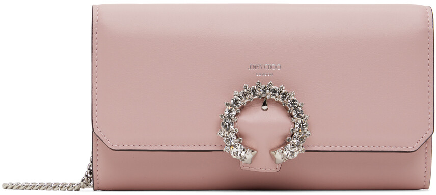 

Розовая сумка-кошелек Jimmy Choo