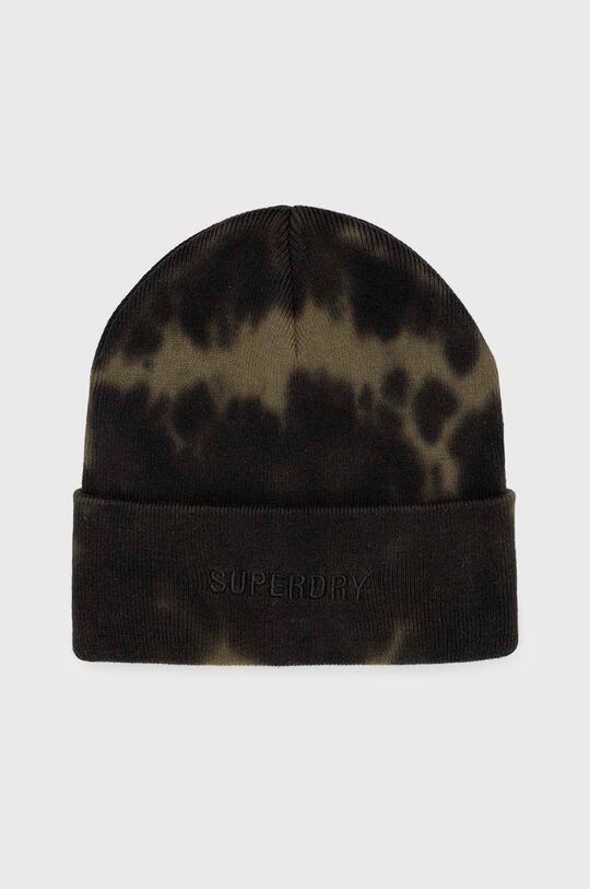 

Хлопковая шапка Superdry, зеленый
