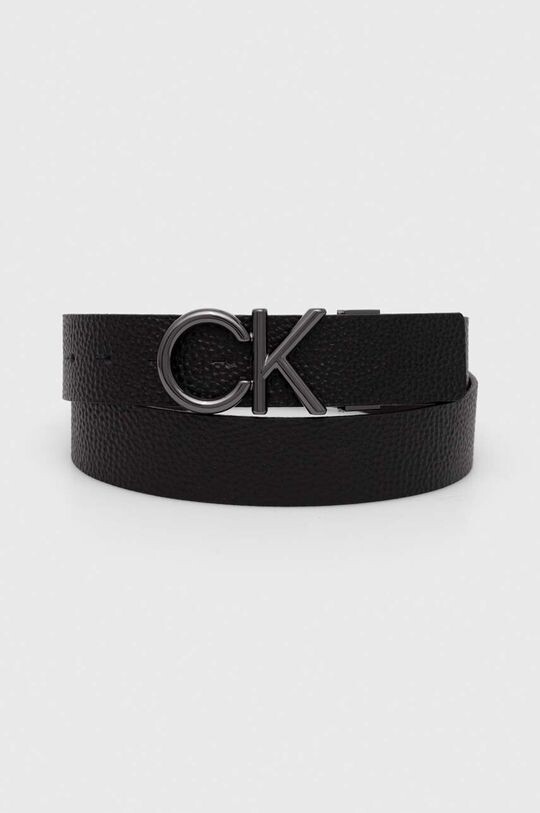 

Двусторонний кожаный ремень Calvin Klein, черный
