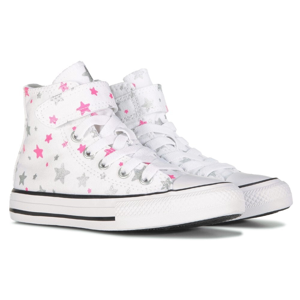

Детские высокие кеды Chuck Taylor All Star 1V Little Kid Converse, белый