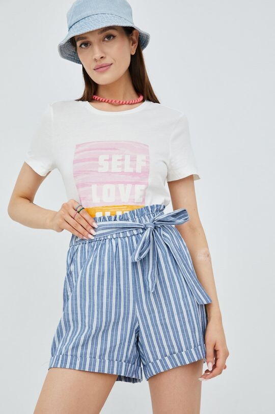 

Хлопковые шорты Vero Moda, синий