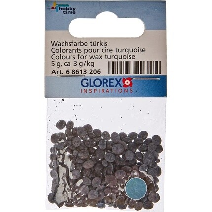 

GLOREX 6 8613 206 Восковые красящие таблетки 5 г Бирюзовый