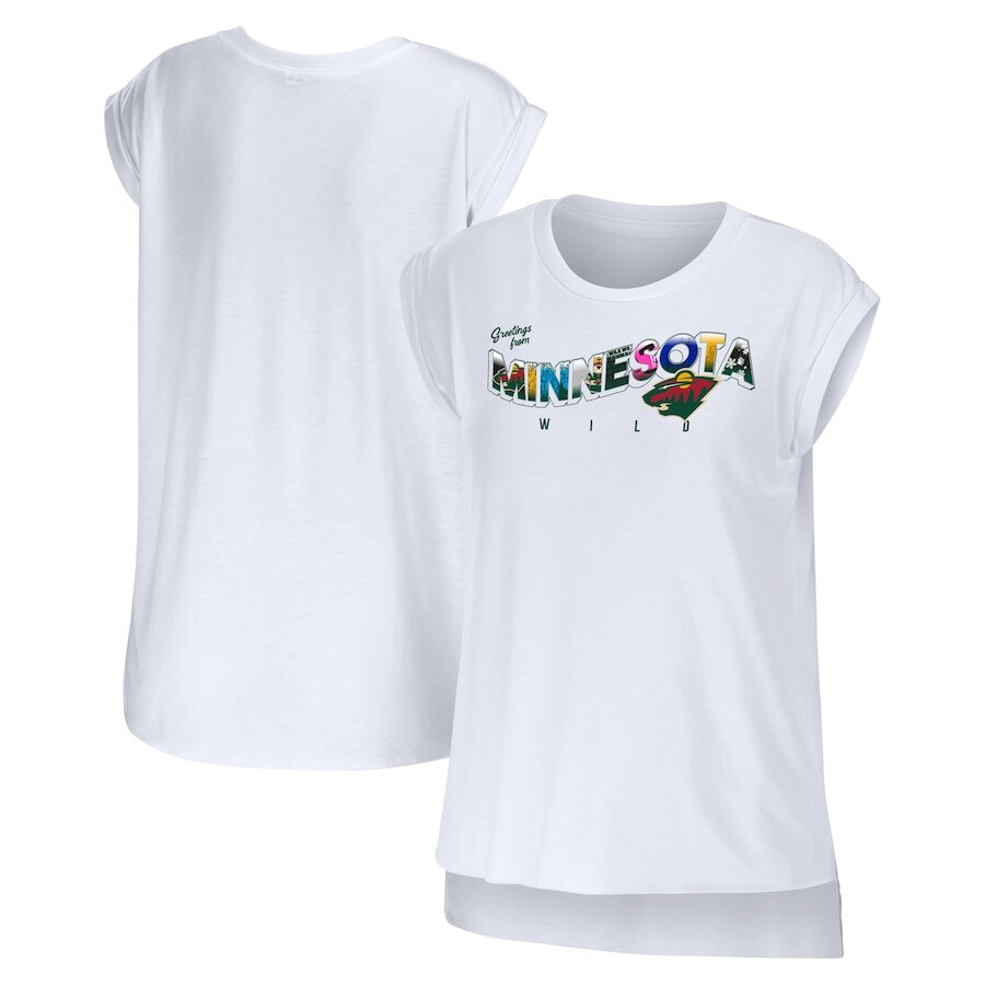 

Топ WEAR by Erin Andrews Minnesota Wild, белый