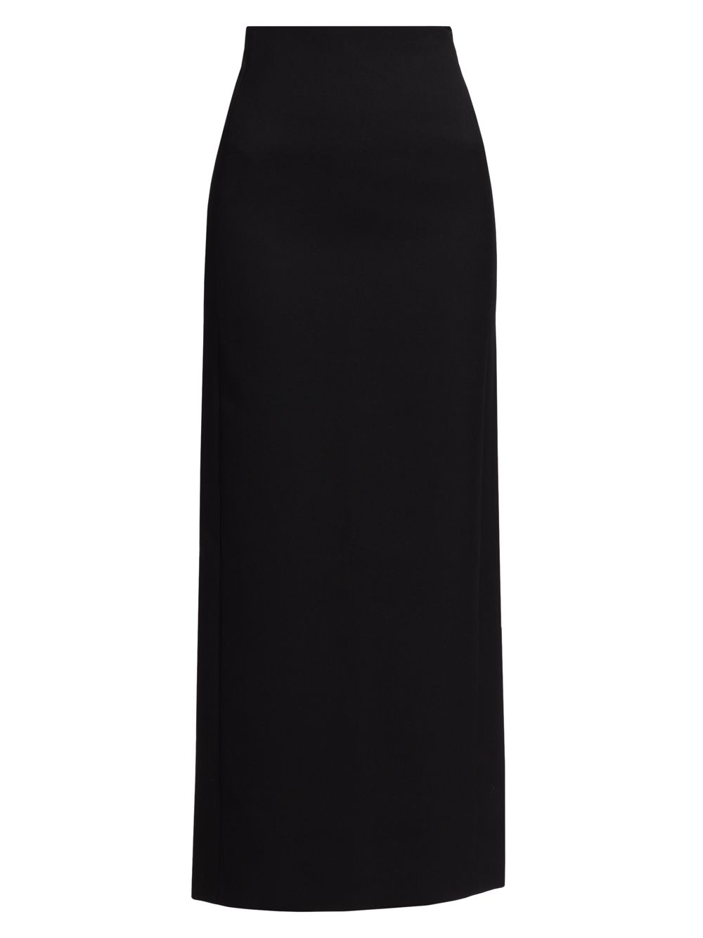 цена Длинная юбка-колонна из натуральной шерсти WARDROBE.NYC, черный