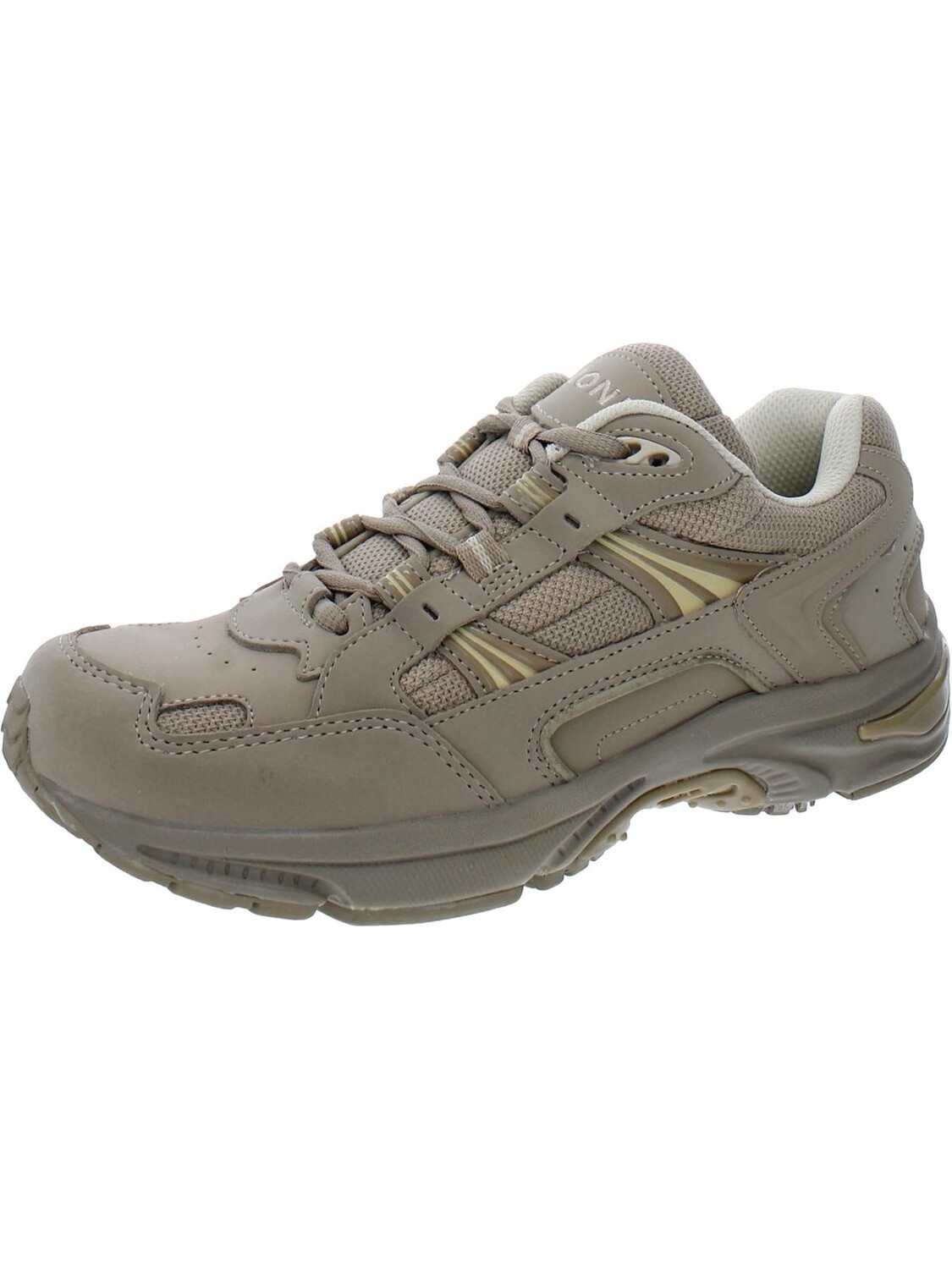 

Мужские кожаные кроссовки Walker для ходьбы и тренировок Vionic, цвет Taupe