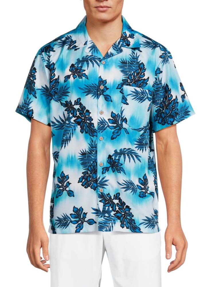 

Рубашка Waikiki с цветочным принтом Trunks Surf + Swim, цвет Aspen