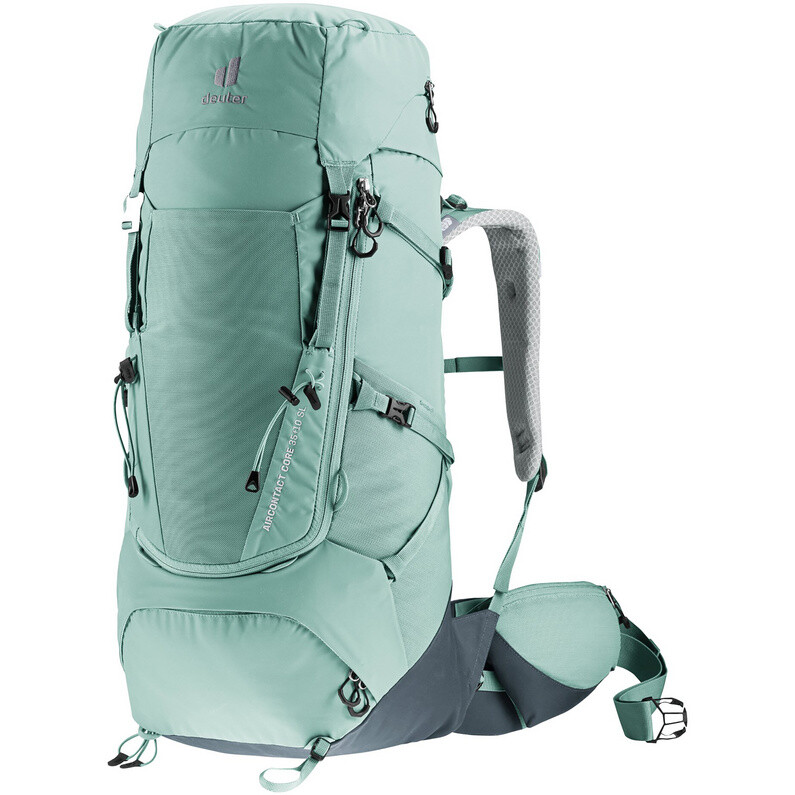 

Женский рюкзак Aircontact Core 45+10 SL Deuter, бирюзовый