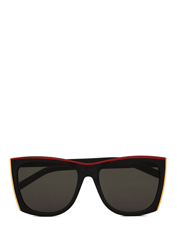 

Черные женские солнцезащитные очки прямоугольной формы Saint Laurent