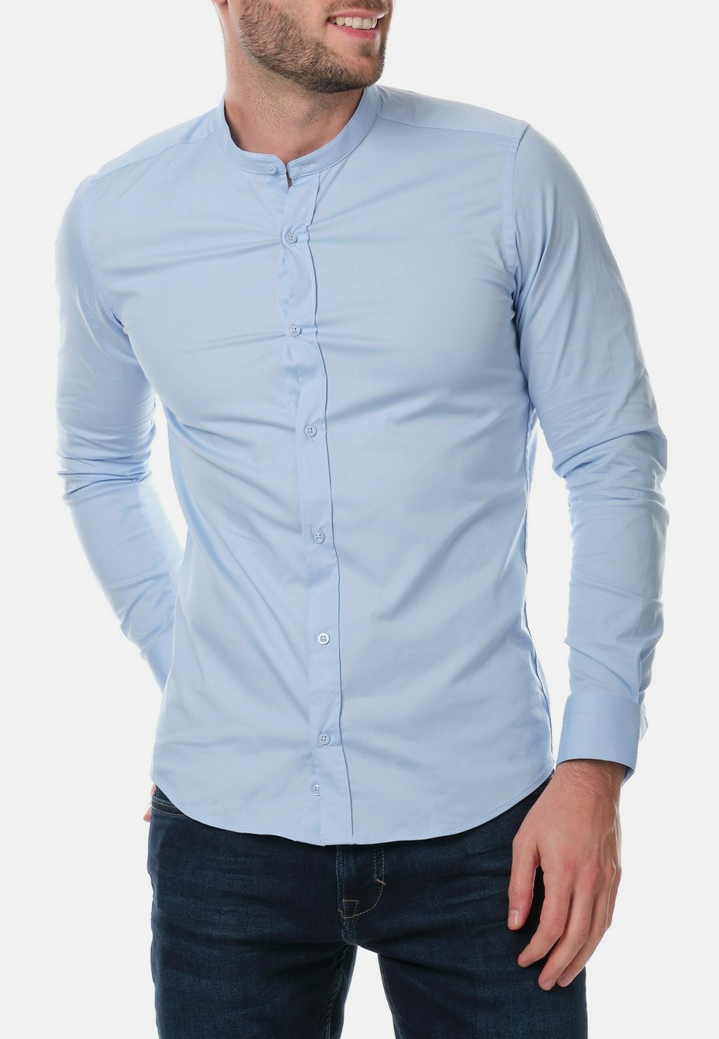 Рубашка LONG-SLEEVED Hopenlife, Светло-синий рубашка long sleeved hopenlife светло синий