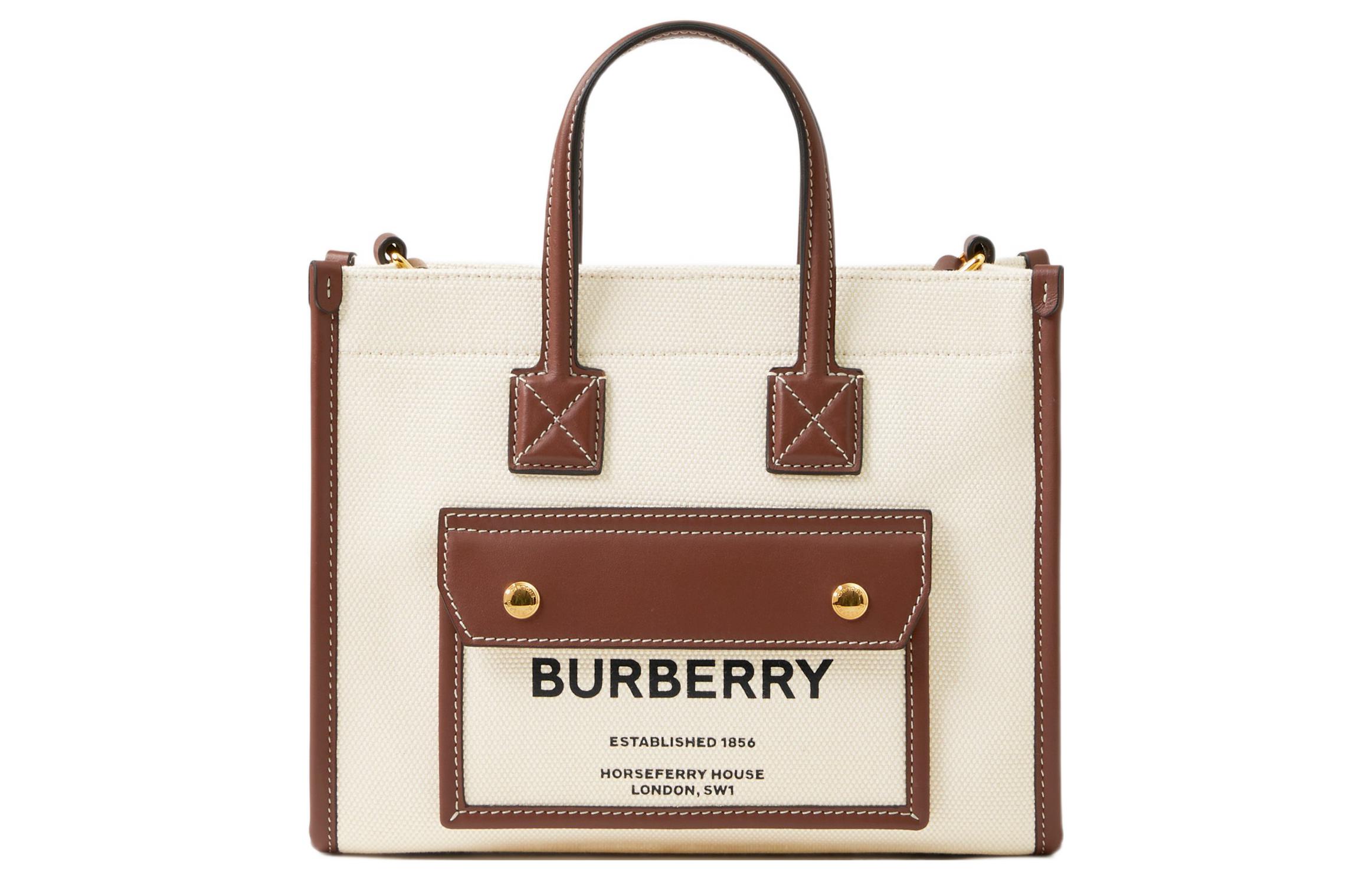Burberry Женские сумки на ремне Freya повседневные сумки на ремне большой емкости для покупок абрикос