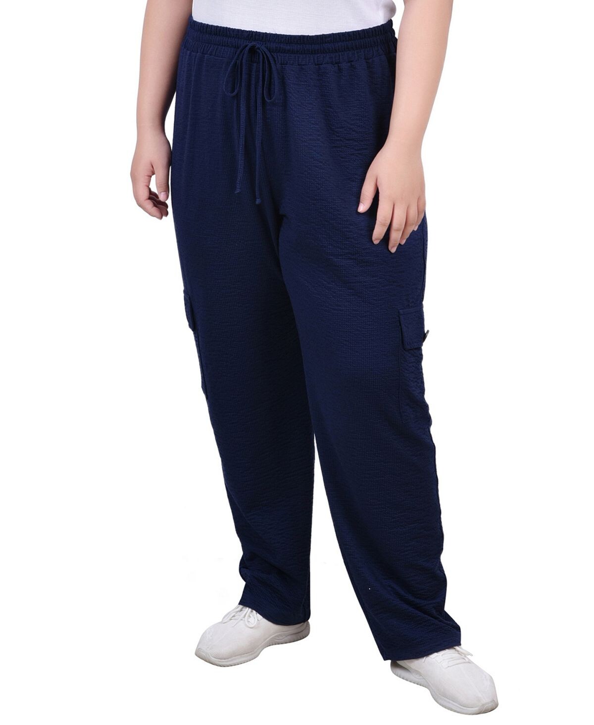 

Трикотажные газовые брюки больших размеров NY Collection, синий