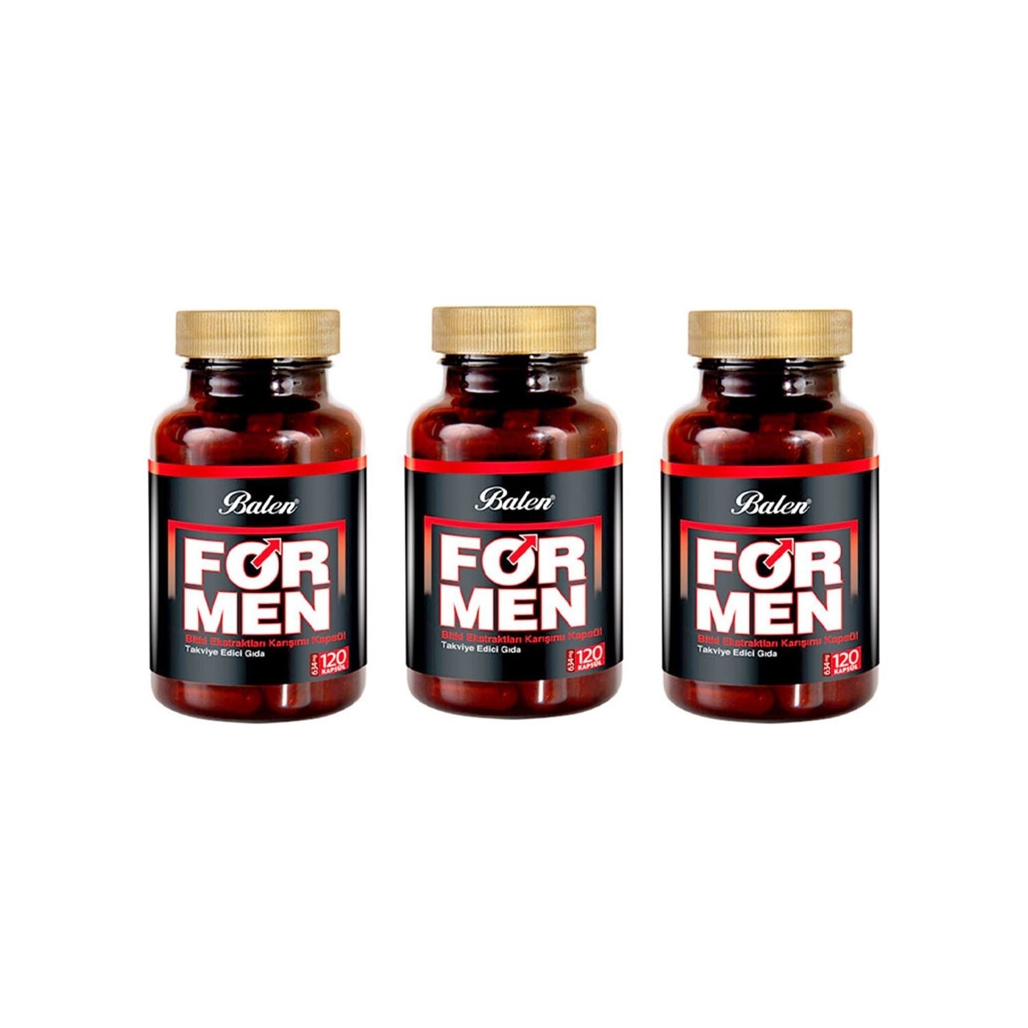 

Balen For Men Herbal Mixture 634 Mg 120 Capsules x 3 Pieces