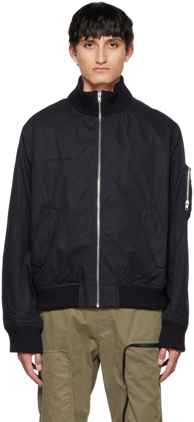 

Черный бомбер Core Helmut Lang