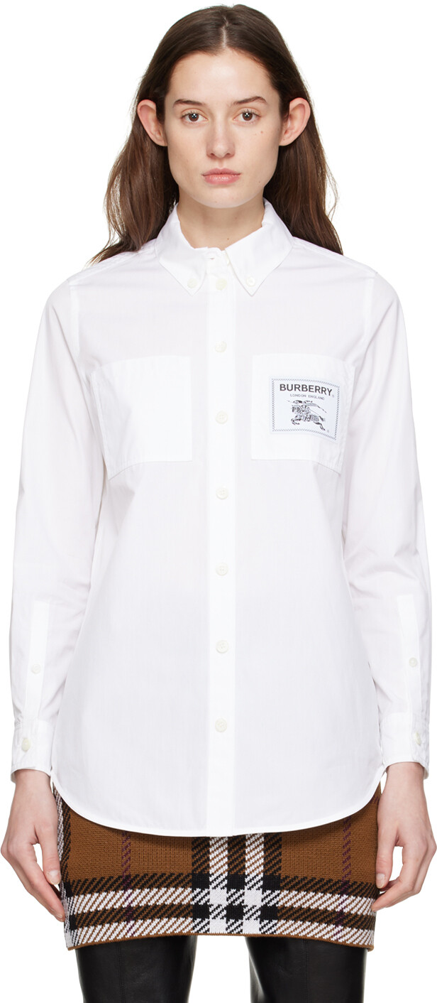 

Белая рубашка с лейблом Prorsum Burberry