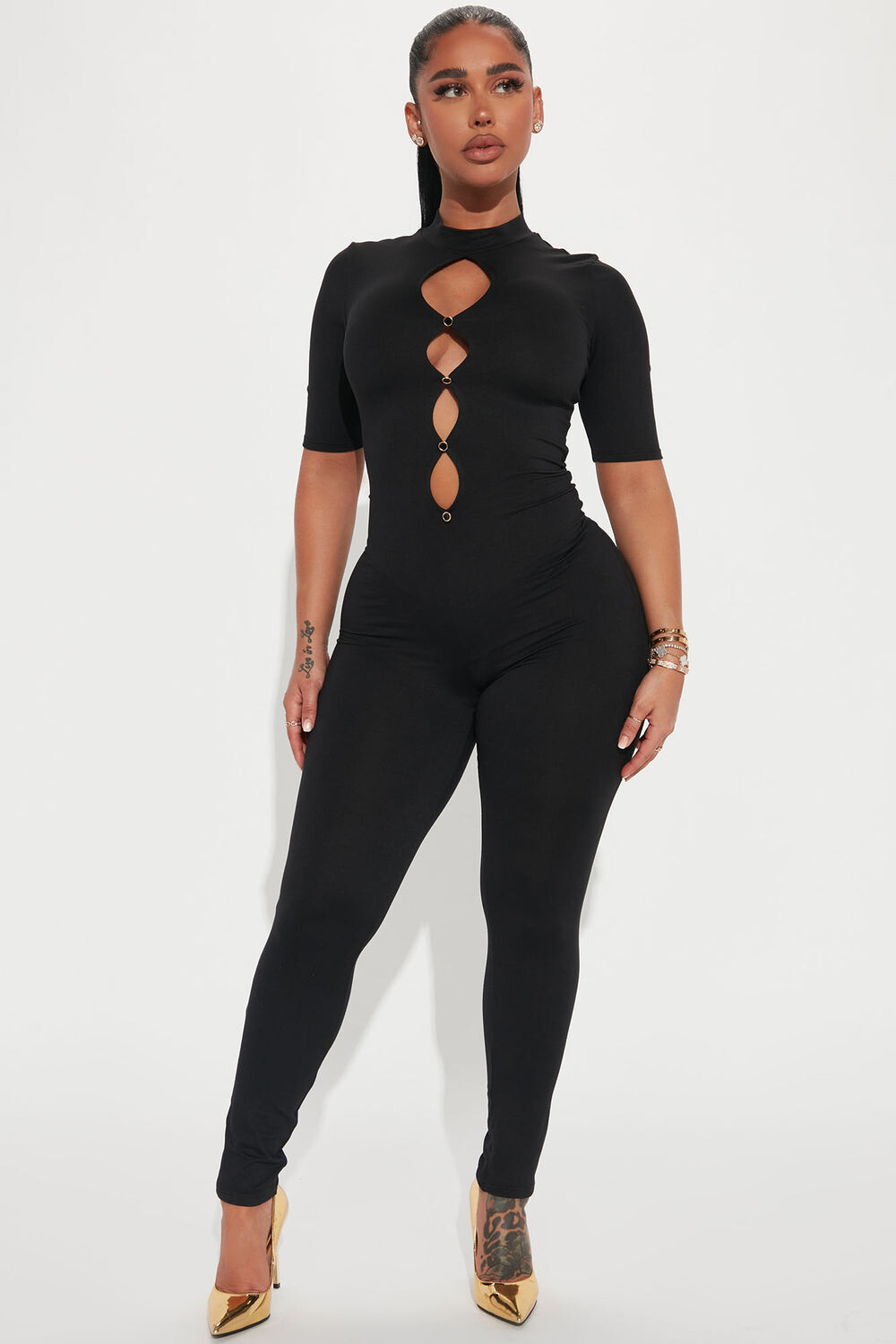

Комбинезон Fashion Nova N347761, черный