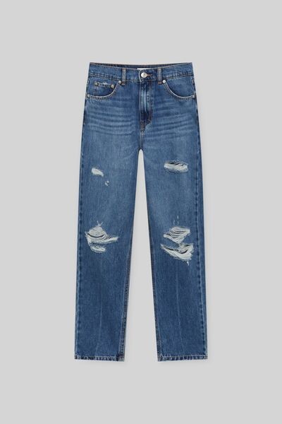 

Рваные джинсы мамы PULL&BEAR