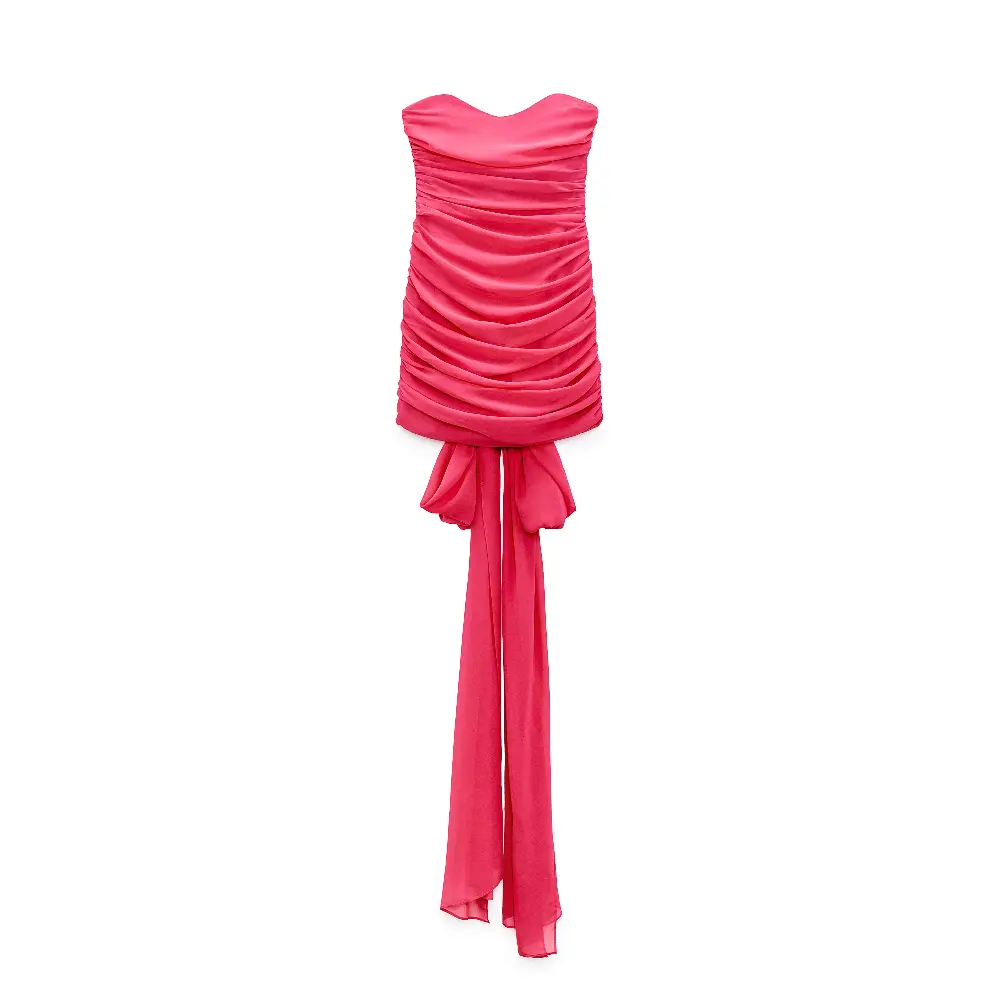 

Платье Zara Barbie Mattel Draped, розовый