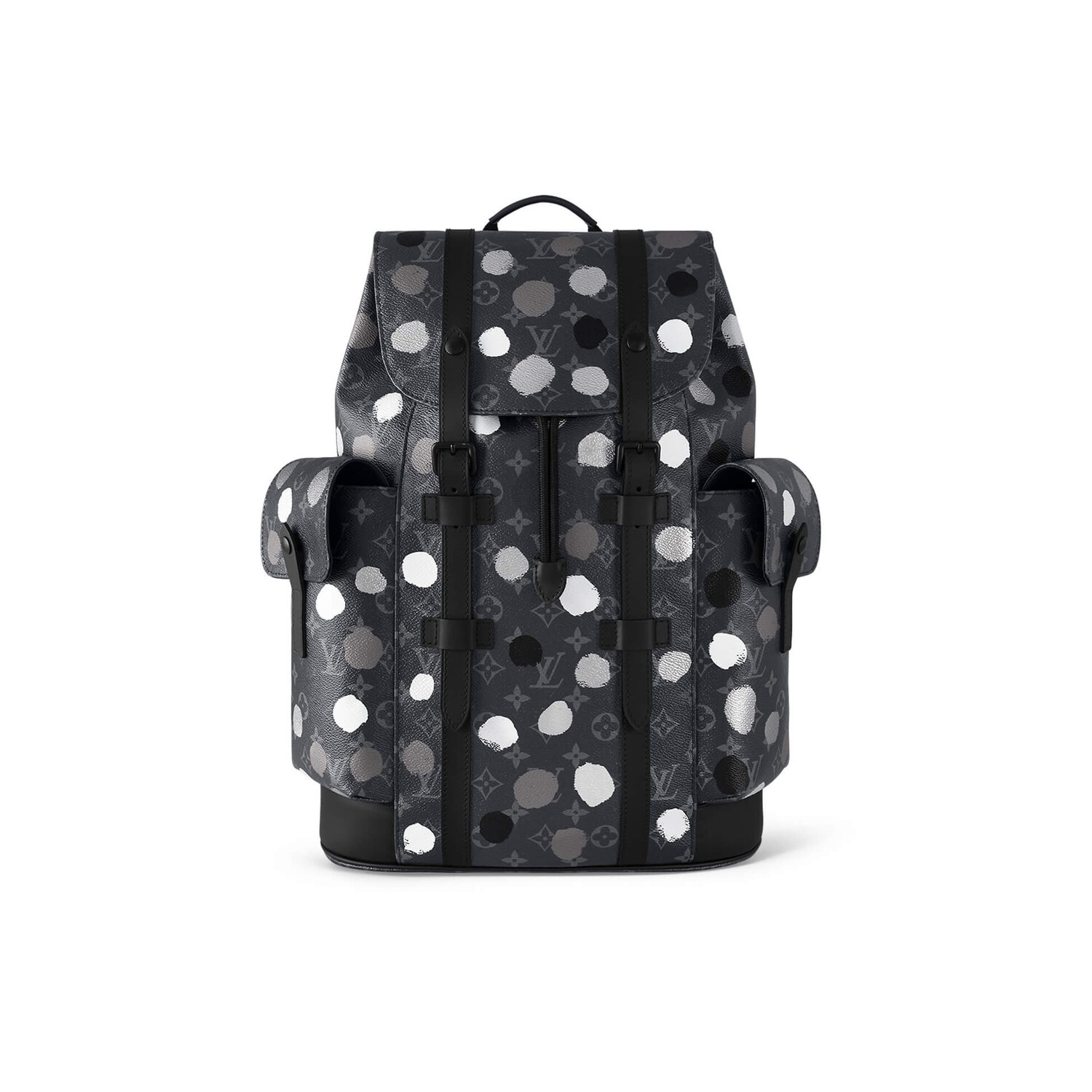 

Рюкзак Louis Vuitton x Yayoi Kusama Christopher MM, серый/черный