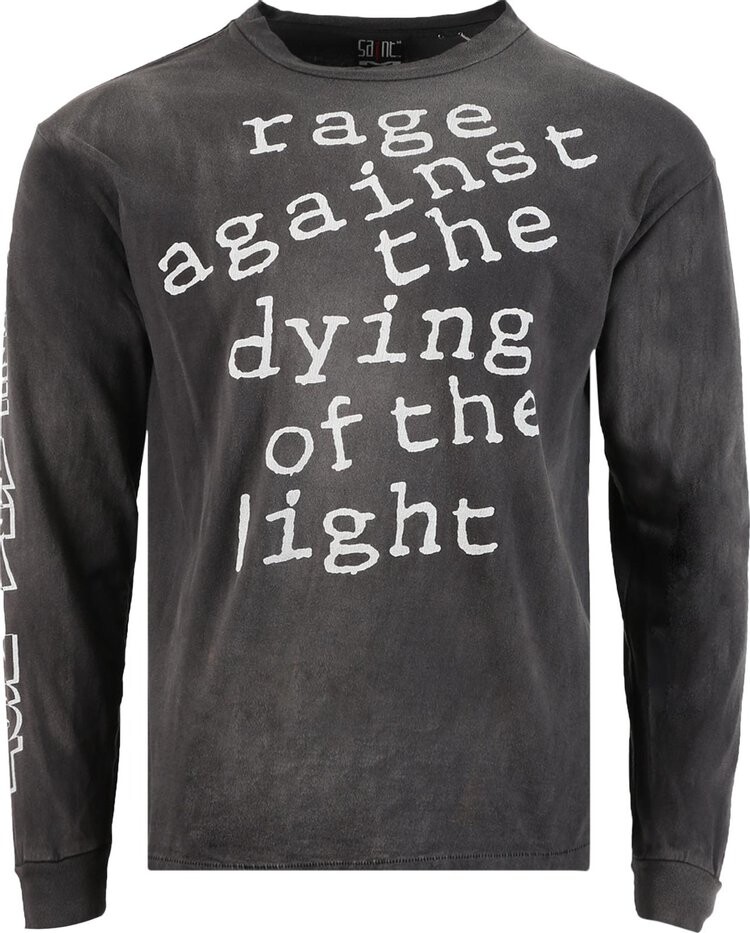 

Лонгслив Saint Michael Long-Sleeve Rage Against Tee 'Black', черный