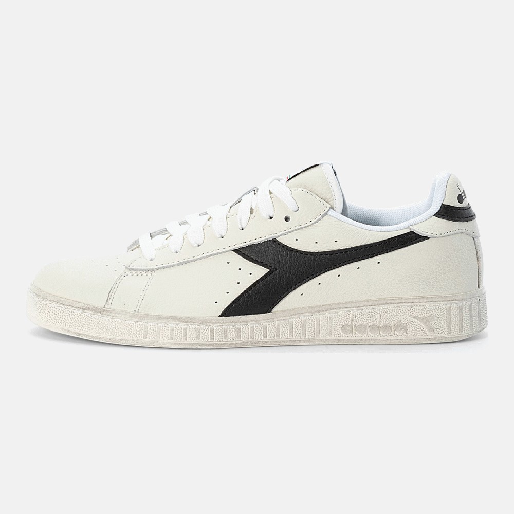 Кроссовки Diadora Game Waxed Unisex, white/black - фото