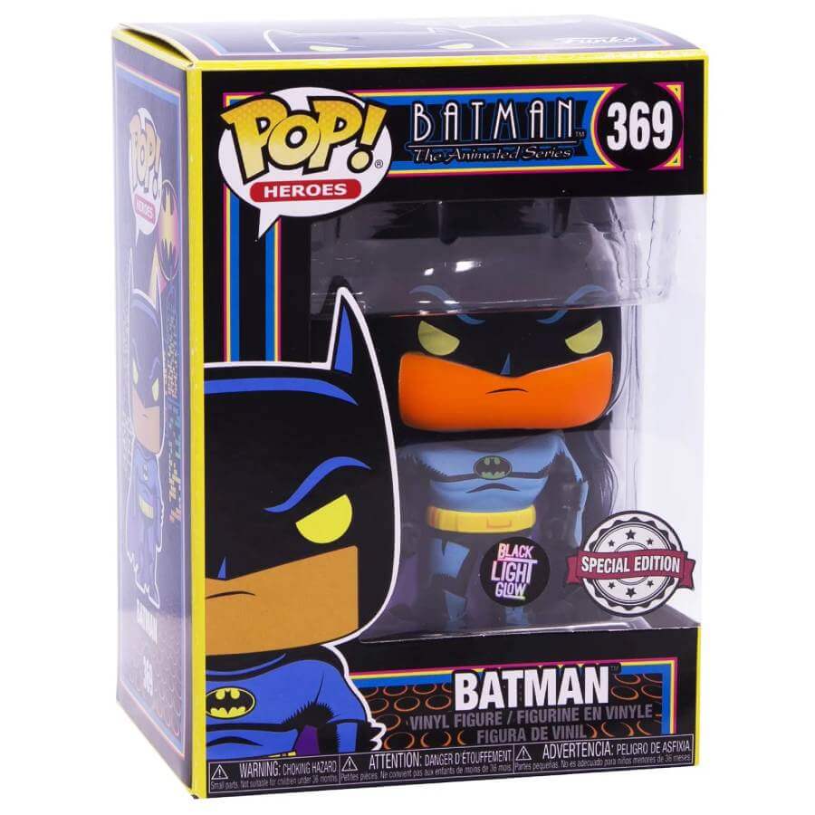 Фигурка Funko POP! Heroes: The Animated Series Batman Blacklight Exclusive - фото