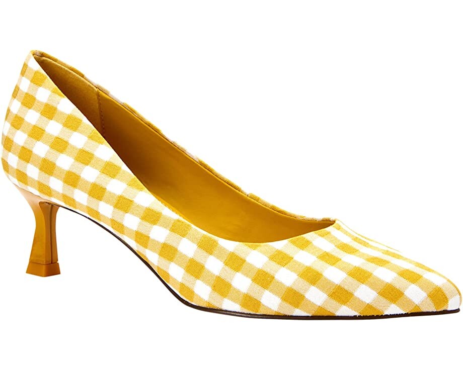 

Туфли на каблуках The Golden Pump Katy Perry, горчица мульти