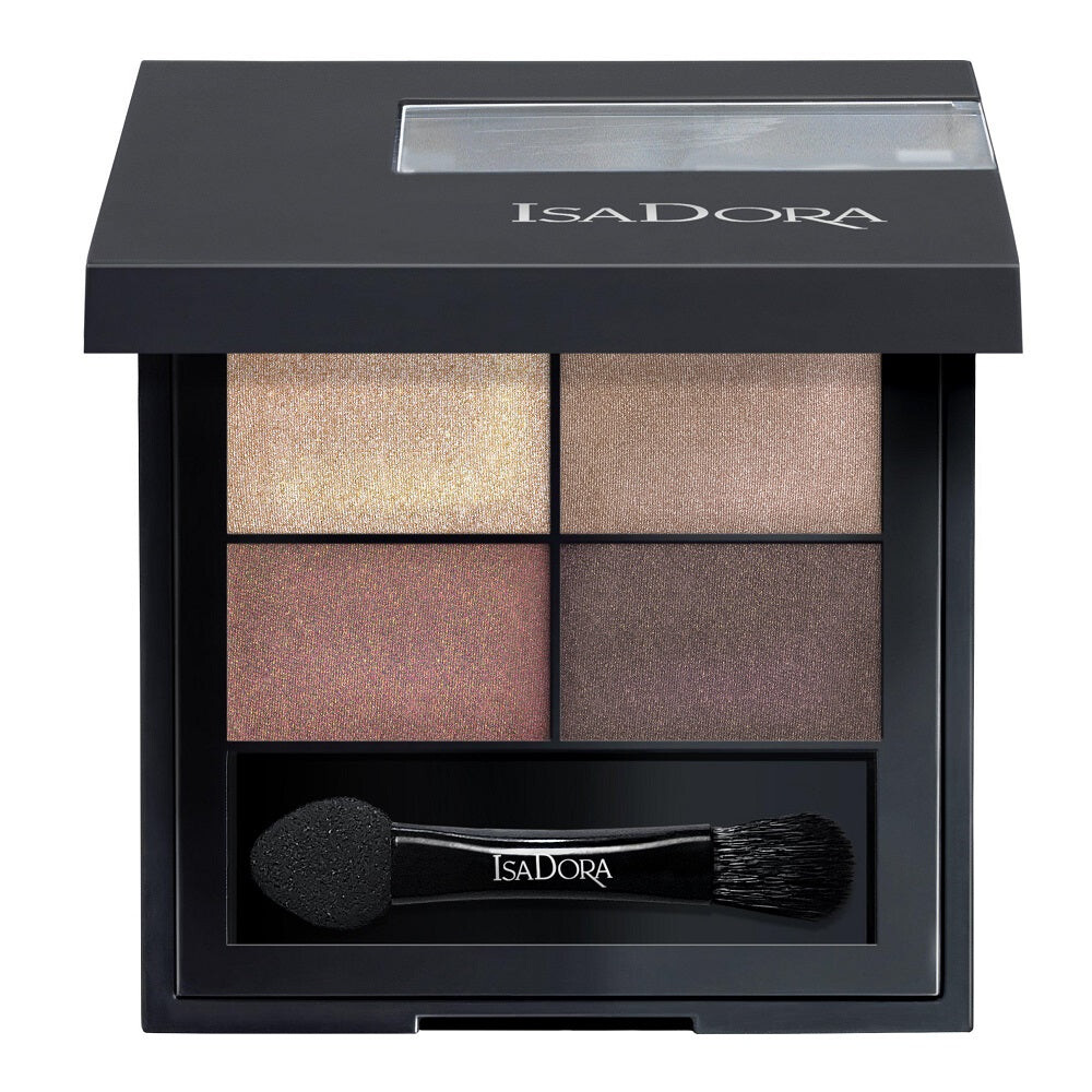 

Isadora Четырехместные тени для век Eye Shadow Quartet 10 Boho Browns 4g