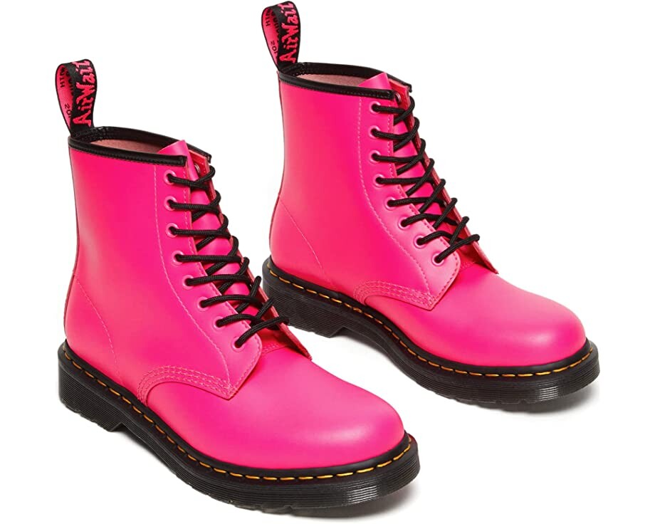 

Ботинки 1460 Smooth Leather Boot Dr. Martens, столкновение розовый гладкий