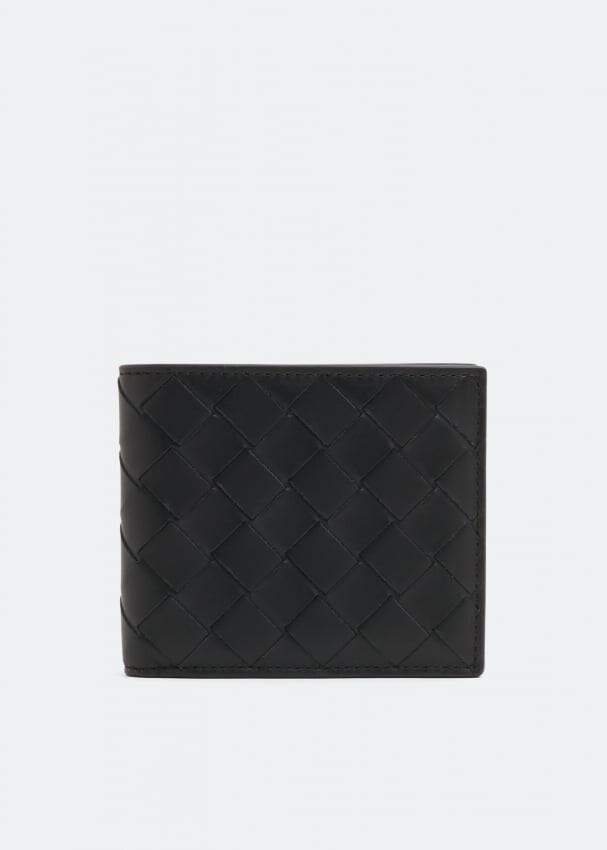 

Кошелек BOTTEGA VENETA Intrecciato bi-fold wallet, черный