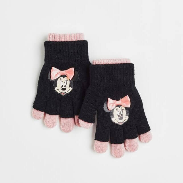 

Перчатки/рукавицы H&M Minnie Mouse, черный