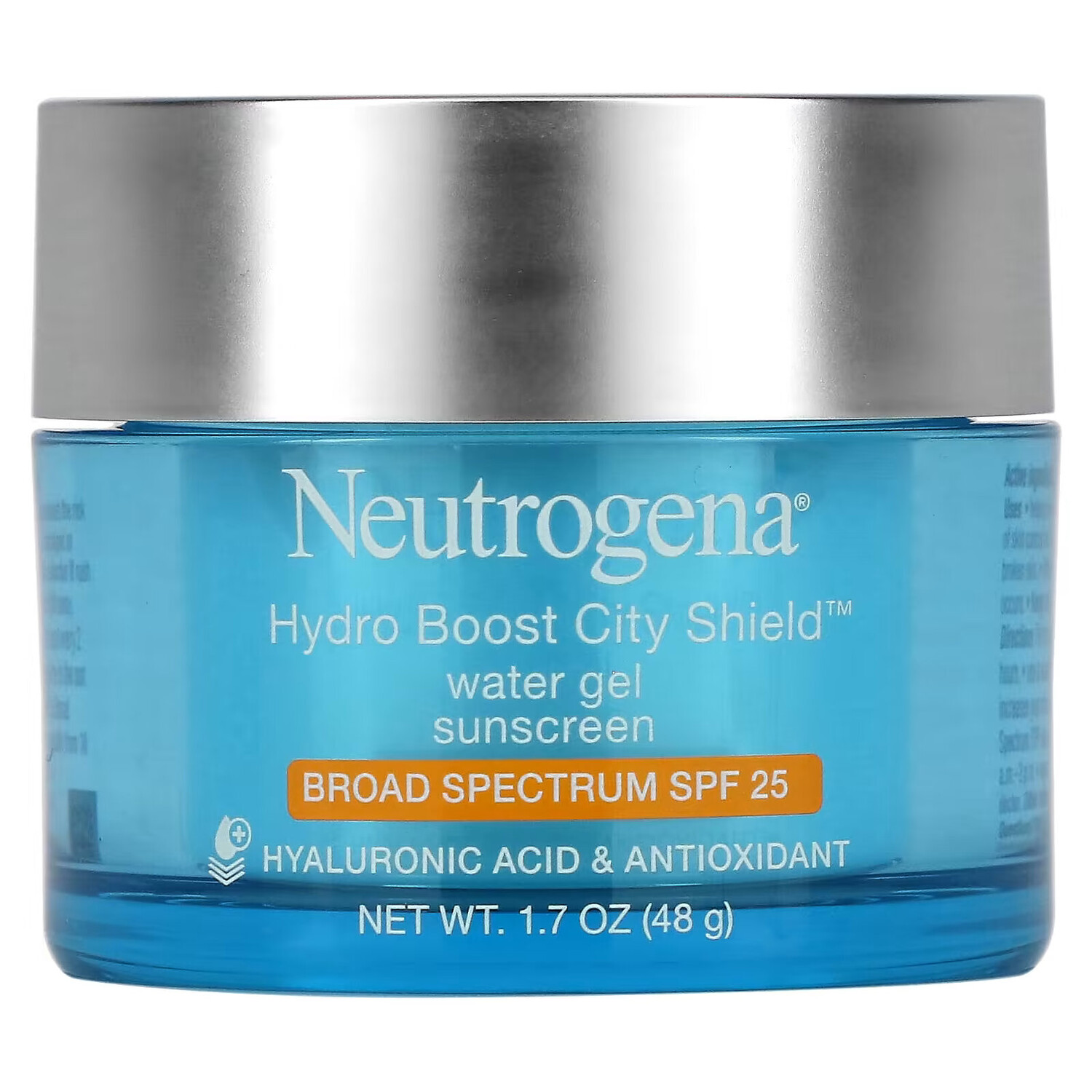 

Neutrogena, Hydro Boost City Shield, солнцезащитное средство на гелевой основе, SPF 25, 48 г (1,7 унции)