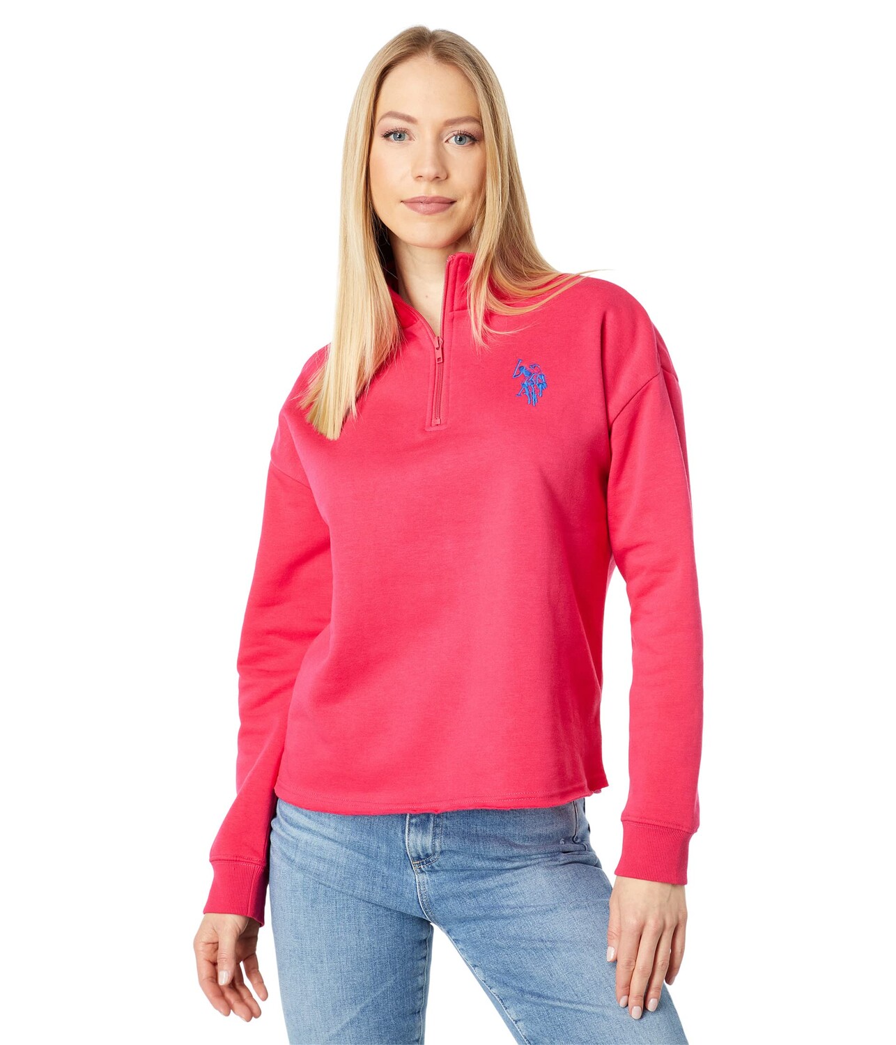 

Худи U.S. POLO ASSN., Long Sleeve 1/4 Zip Popover
