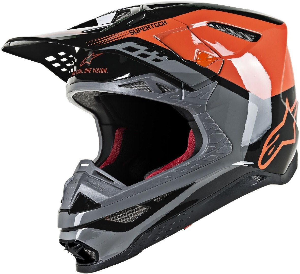 

Мотокросс шлем Alpinestars Supertech S-M8 Triple, черный/оранжевый