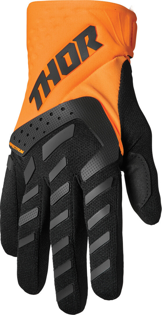 Перчатки Thor Spectrum Touch для мотокросса, оранжевый/черный цена и фото