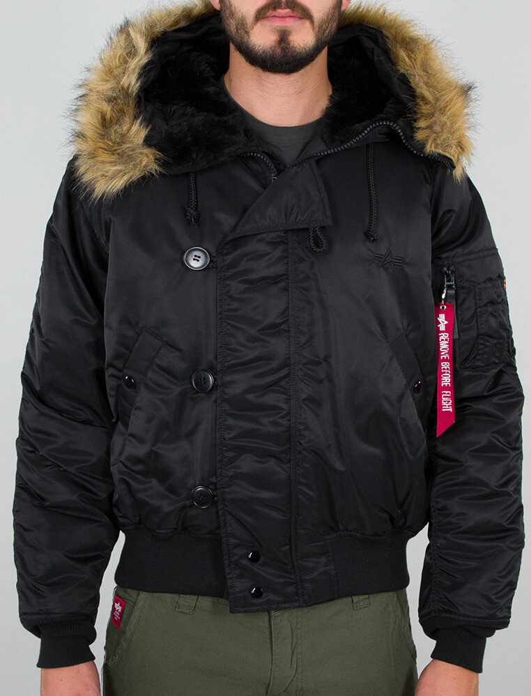 

Куртка Alpha Industries N-2B, черная, Черный